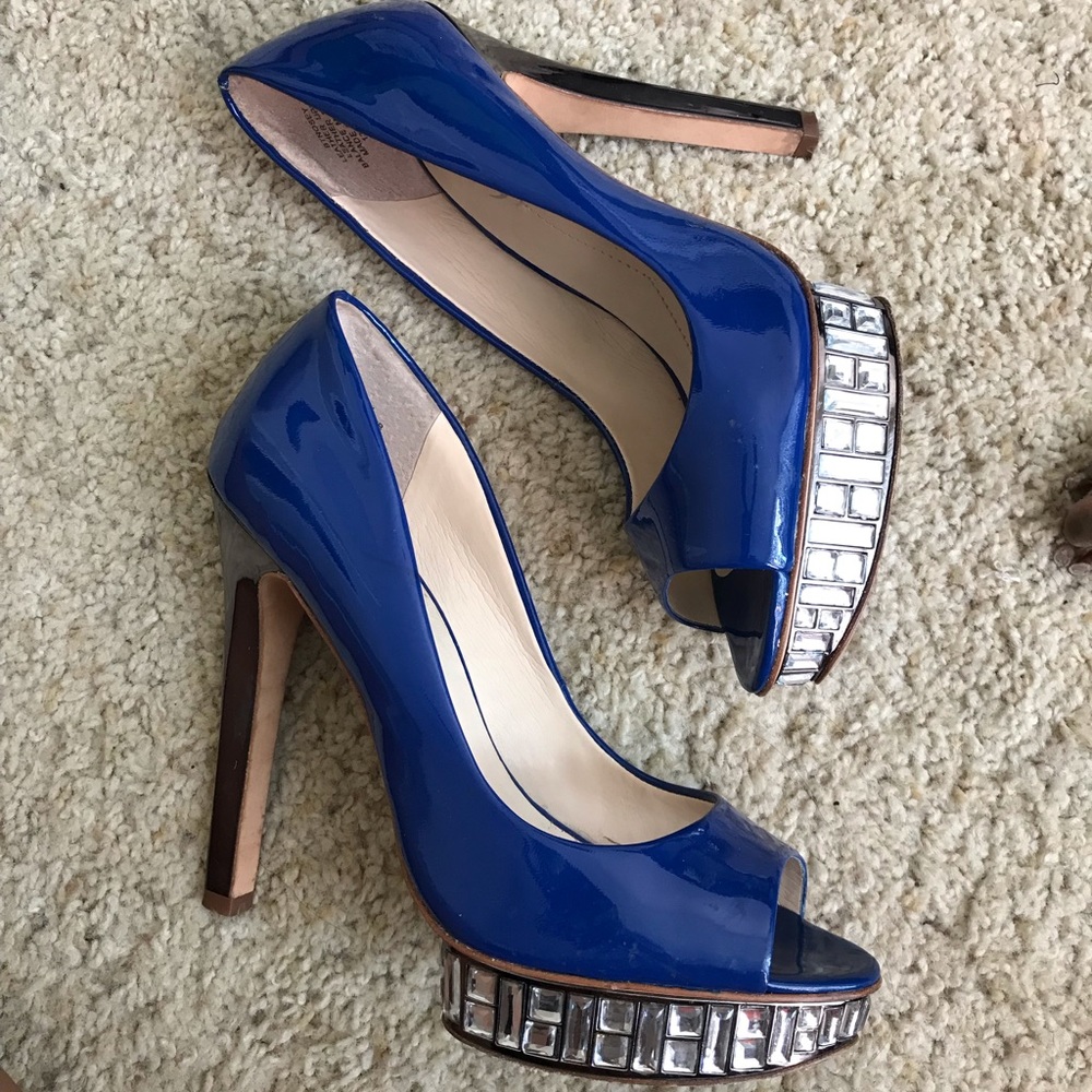 Boutique9 Patent Studded heels